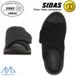 画像3: ご予約商品 シダス リカバリー ルームシューズ サンダル ウチッパ キルティング ブラック SIDAS UTIPPA BLACK (3)
