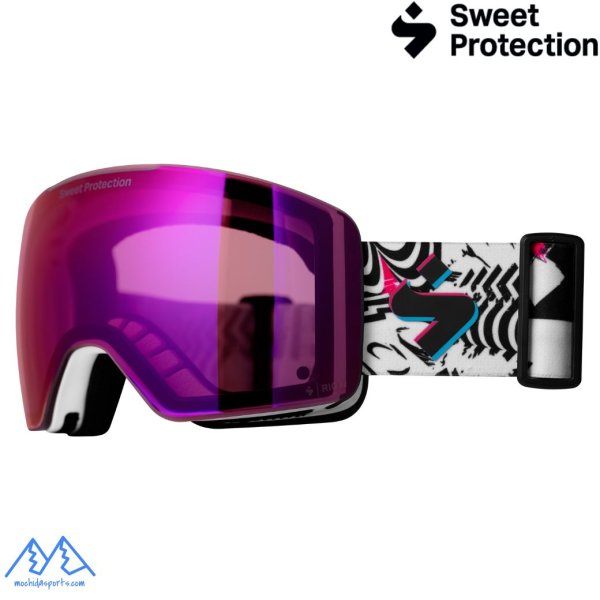 画像1: スウィートプロテクション スキーゴーグル 限定モデル コナー ブロックパーティ Sweet Protection Connor RIG Reflect Block Party Bixbite/Satin White/Block Party (1)