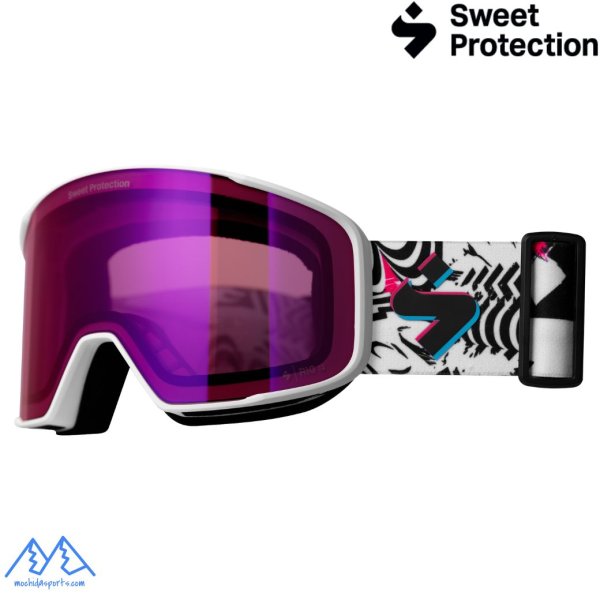 画像1: スウィートプロテクション スキーゴーグル 限定モデル ブンドック ブロックパーティ Sweet Protection Boondock RIG Reflect Block Party RIG Bixbite/Satin White/Block Party (1)