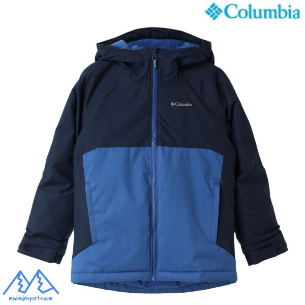 画像1: コロンビア ジュニア スキーウエア スノーウエア ジャケット アルパインアクションIIIジャケット ネイビーブルー Columbia Alpine Action III Jacket  (1)