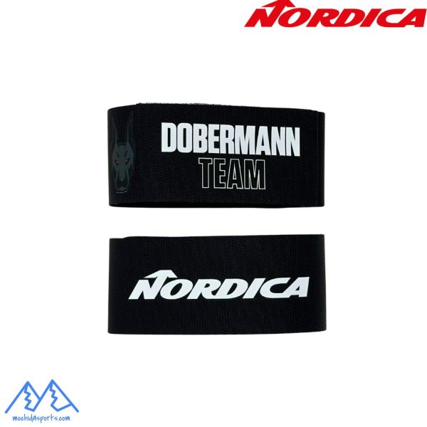 画像2: ノルディカ ドーベルマン スキーストラップ スキーバンド ブラック NORDICA DOBERMANN VELCRO STRAP SKI BAND 2本組  (2)