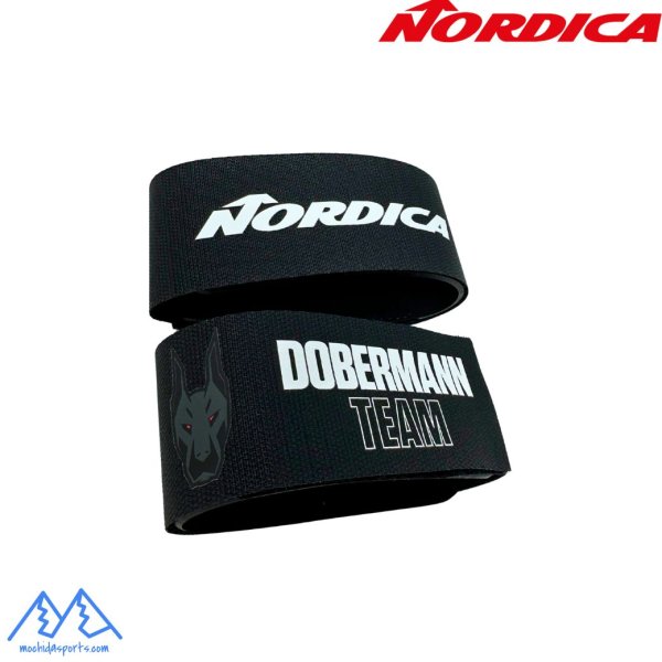 画像3: ノルディカ ドーベルマン スキーストラップ スキーバンド ブラック NORDICA DOBERMANN VELCRO STRAP SKI BAND 2本組  (3)