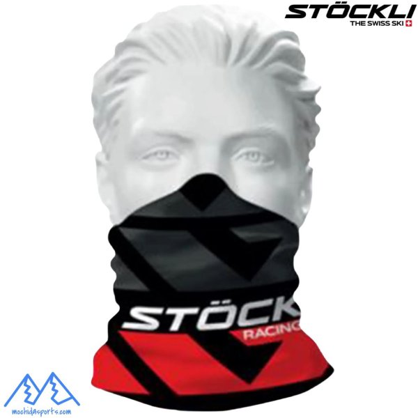 画像1: ストックリ WRT ネックチューブ バフ 多機能 バンダナ ブラックレッド STOCKLI BUFF WRT (1)