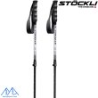 画像1: ストックリ サイズ調整式 スキーポール カーボン プロ ヴァリオ ブラック ホワイト STOCKLI CARBON PRO VARIO 伸縮スキーポール   (1)
