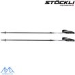 画像2: ストックリ サイズ調整式 スキーポール カーボン プロ ヴァリオ ブラック ホワイト STOCKLI CARBON PRO VARIO 伸縮スキーポール   (2)
