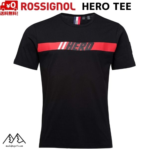 ロシニョール ヒーローTシャツ ブラック ROSSIGNOL HERO TEE BLACKロシニョール ROSSIGNOL