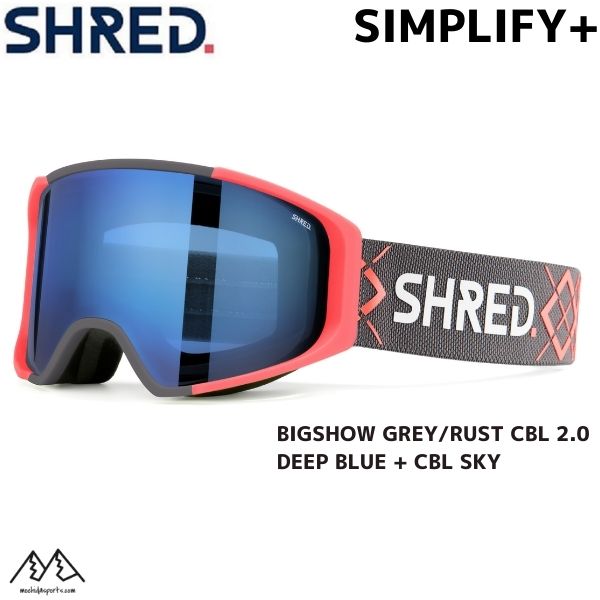 最大12%OFFクーポン SHRED SIMPLIFY シンプリファイ ゴーグル