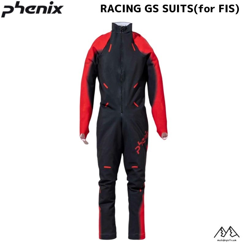 フェニックス ジュニア GSワンピース FIS対応 レーシングスーツ ブラック レッド PHENIX RACING GS SUITS for FIS RED ESJ22GS02 150 160