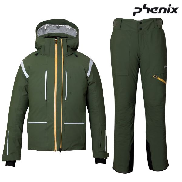 フェニックス スキーウエア カーキ Ｍサイズ PHENIX RS Demo Performance Jacket JP Pants JP KHAKI