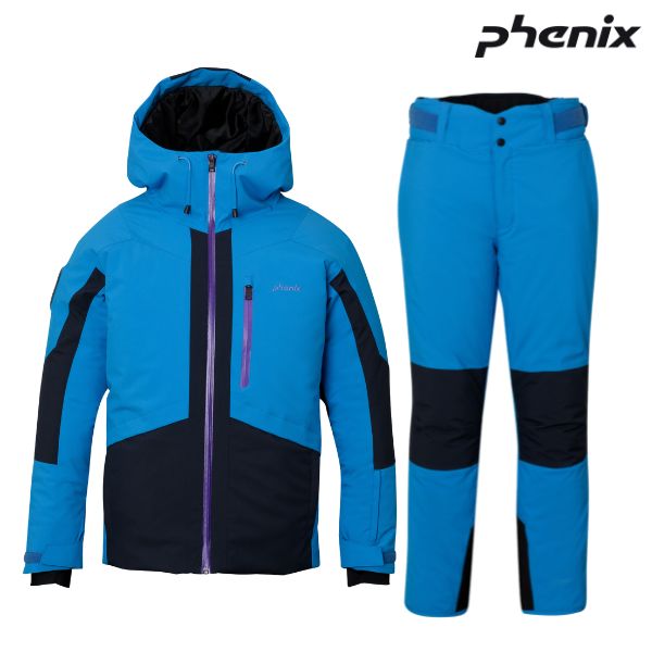 フェニックス スキーウェア ブルーネイビー Sサイズ PHENIX Time Space Jacket JP Thunderbolt Pants JP  BLUE1