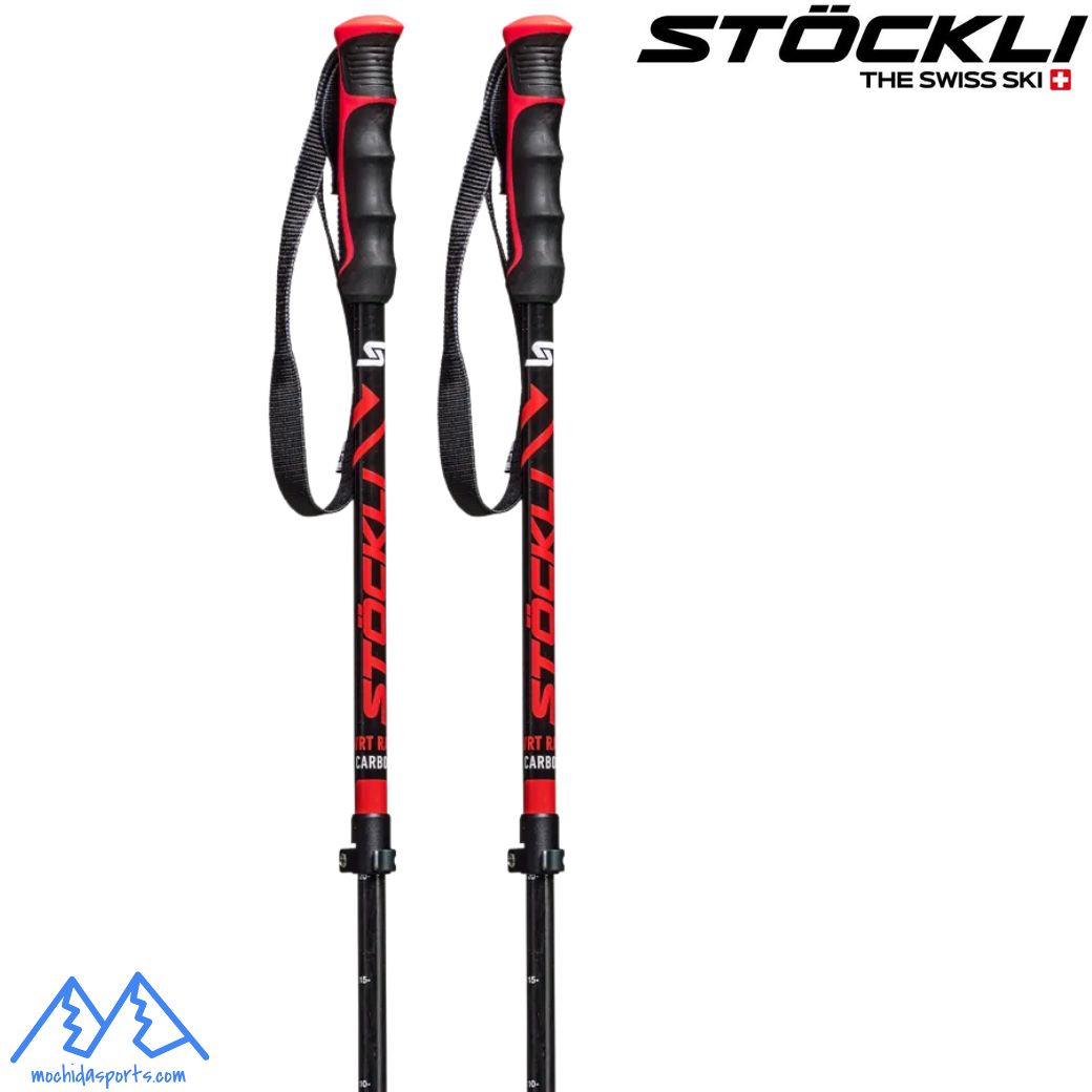ご予約商品 ストックリ サイズ調整式 スキーポール カーボン レース ヴァリオ ブラック STOCKLI CARBON RACE WRT VARIO 伸縮スキーポール  UC92-002-003