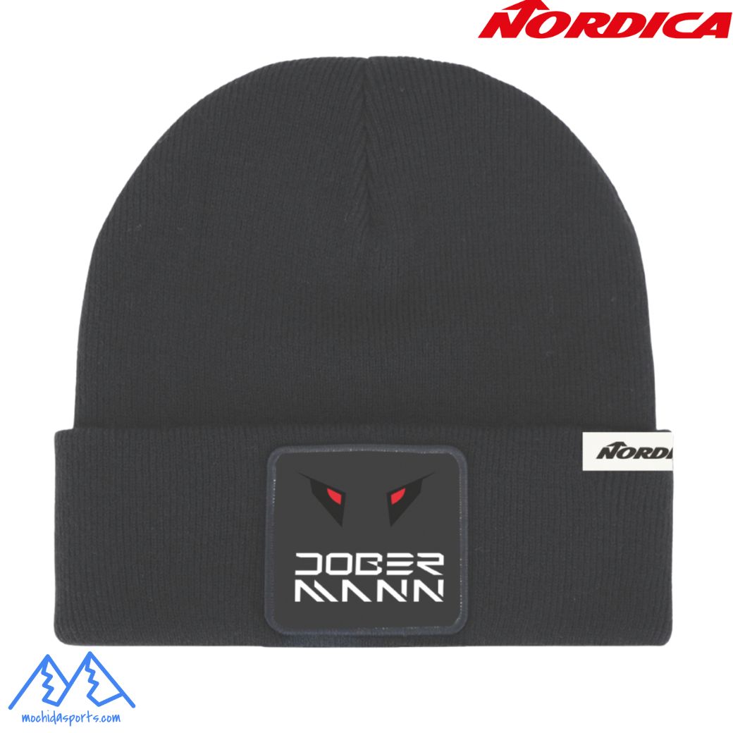 ご予約商品 ノルディカ ドーベルマン ビーニー ニットキャップ ブラック NORDICA DOBERMANN BEANIE