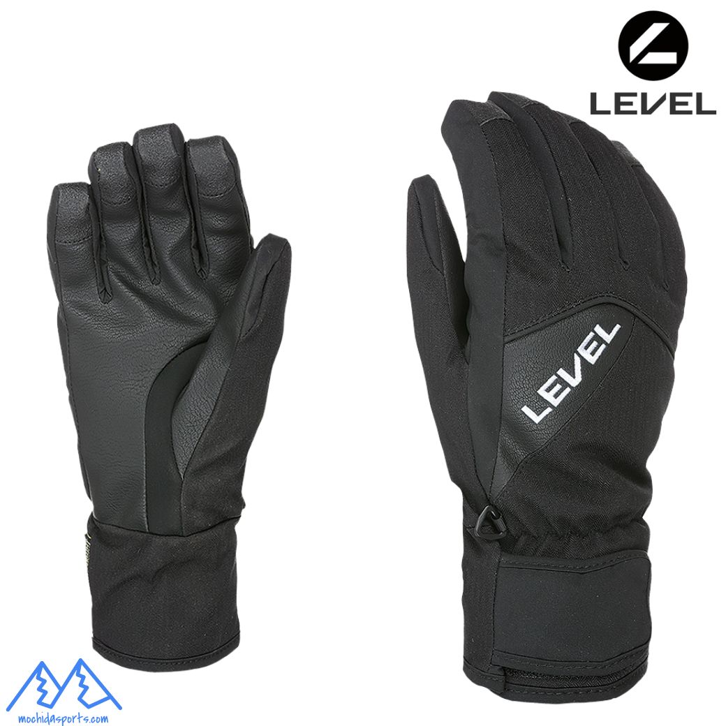 ご予約商品 レベル スキーグローブ ブラック LEVEL MATRIX GTX black