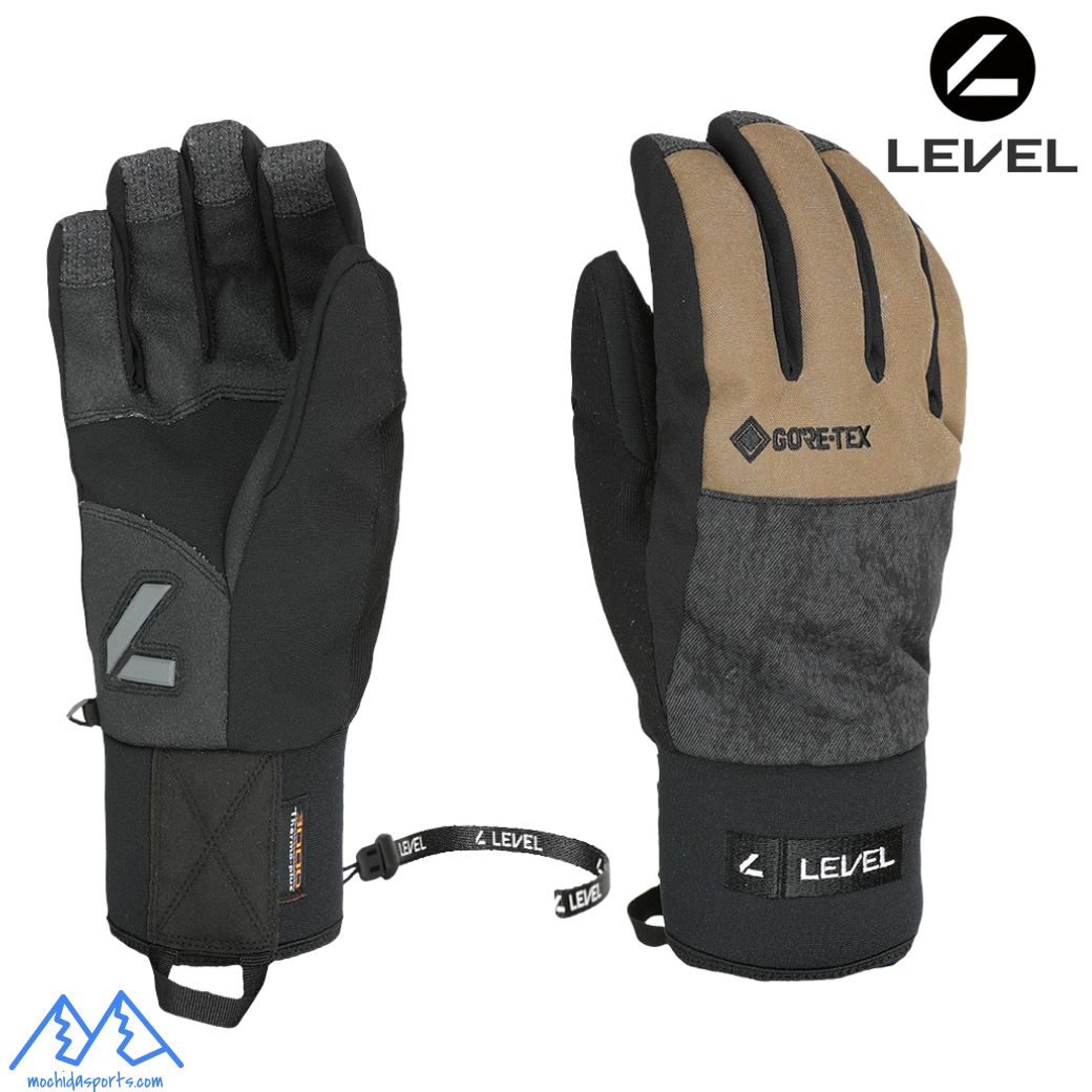 ご予約商品 レベル ゴアテックス スキーグローブ 防水 オリーブグリーン LEVEL MATRIX GTX olive green