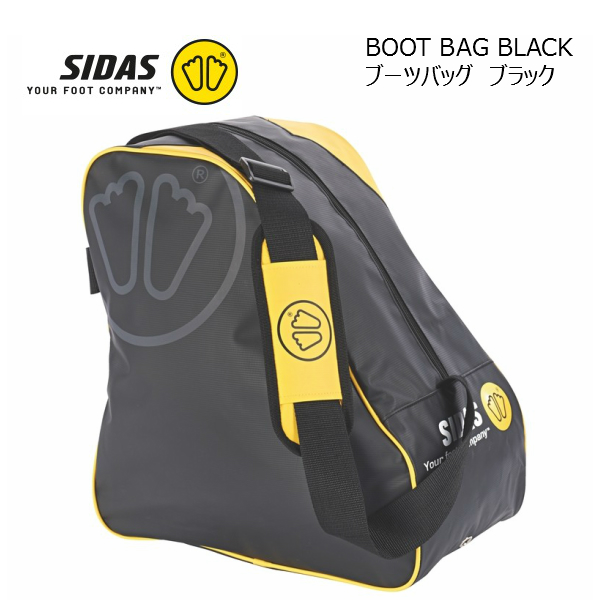 ご予約商品 シダス スキー ブーツバッグ ブラック イエロー SIDAS BOOT BAG BLACK