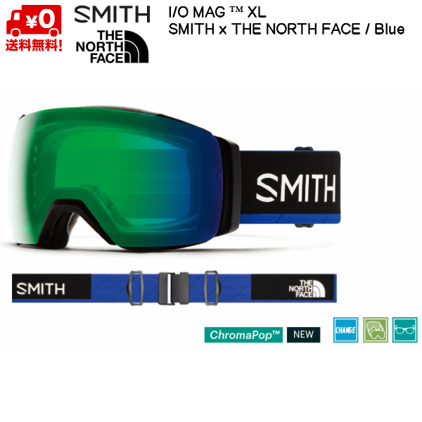 スミス ノースフェイス スノーゴーグル Smith I O Mag Xl Smith X The North Face Blue 数量限定スミス Smith Smith スミス I O7 スノーゴーグル スキーゴーグル アーリーゴーグル Earlygoggle